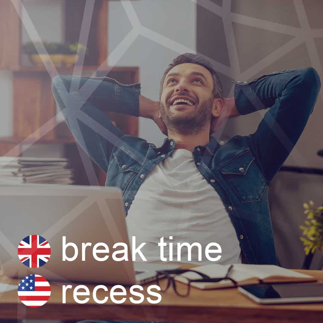 break-time - recess - prestavka