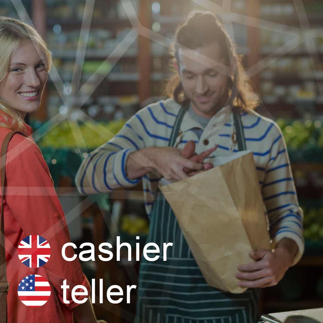 cashier - teller - pokladnik