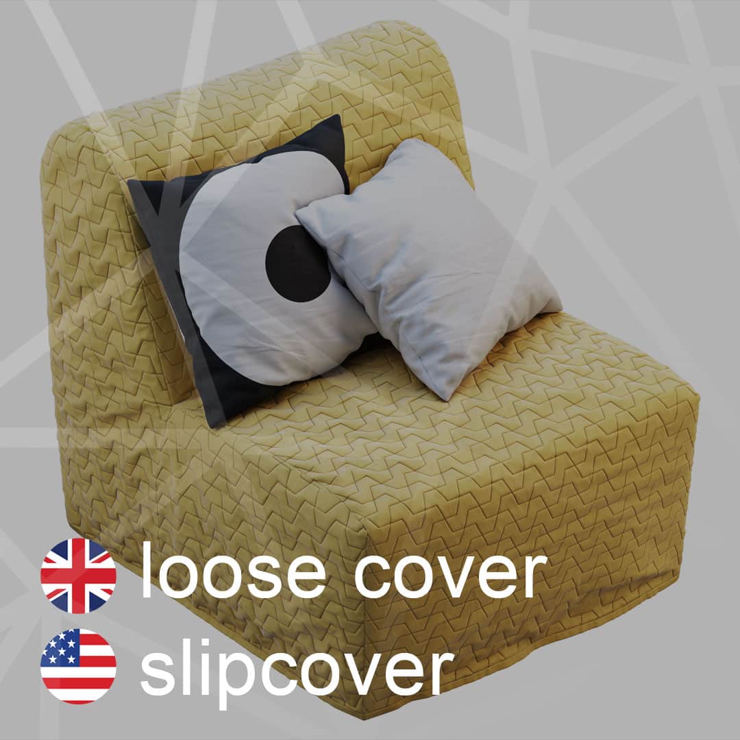 Britská a americká angličtina: loose-cover - slipcover - ochranny-potah
