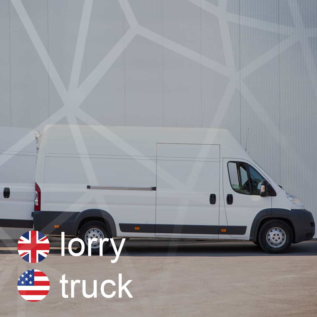 Britská a americká angličtina: lorry - truck - nakladne-auto