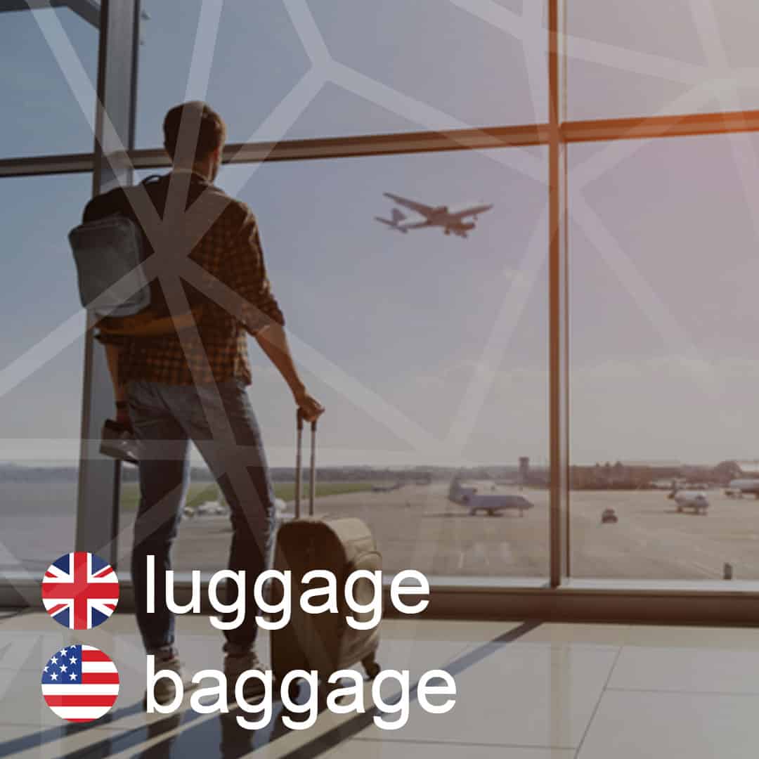 Britská a americká angličtina: luggage - baggage - batozina