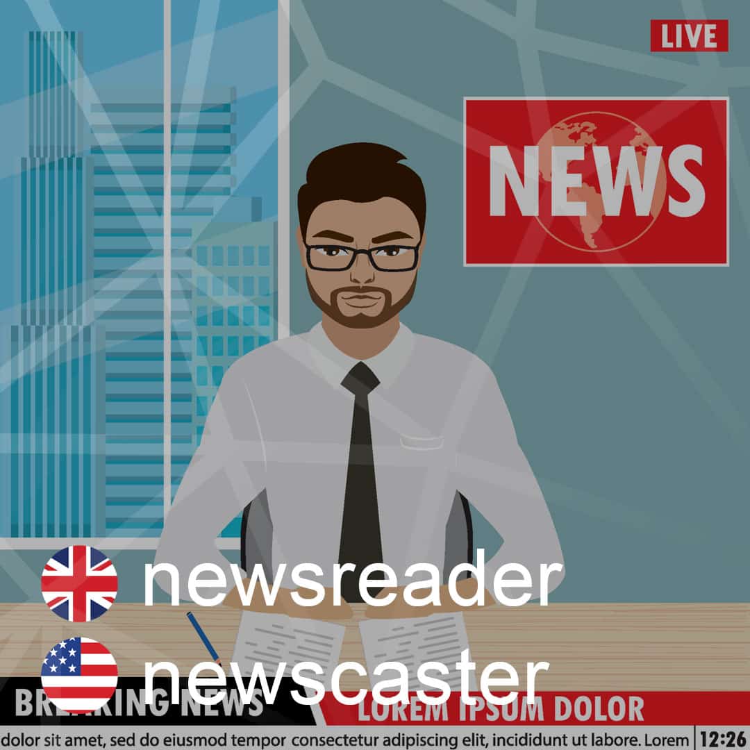 newsreader - newscaster - hlasatel