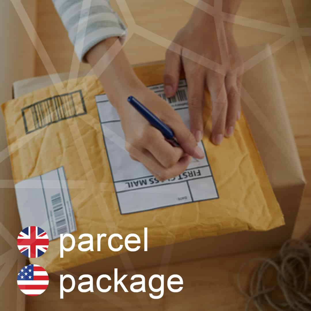 Britská a americká angličtina: parcel - package - balik