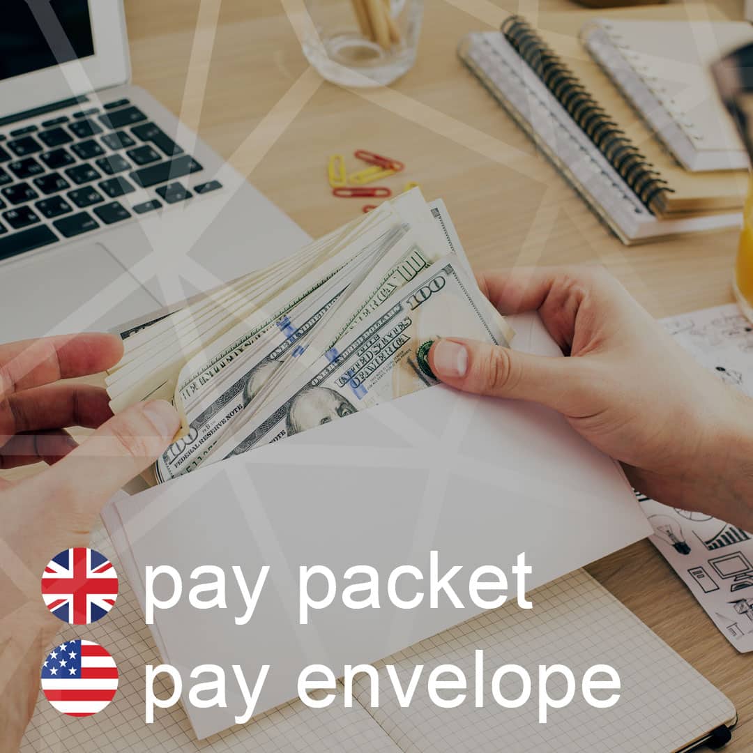 Britská a americká angličtina: pay-packet - pay-envelope - obalka-s-vyplatou