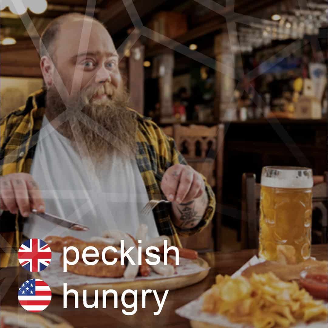 peckish - hungry - hladny
