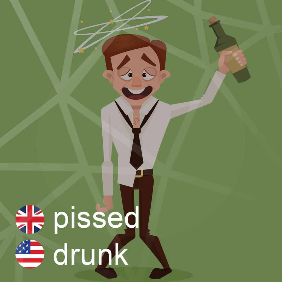 Britská a americká angličtina: pissed - drunk - opity