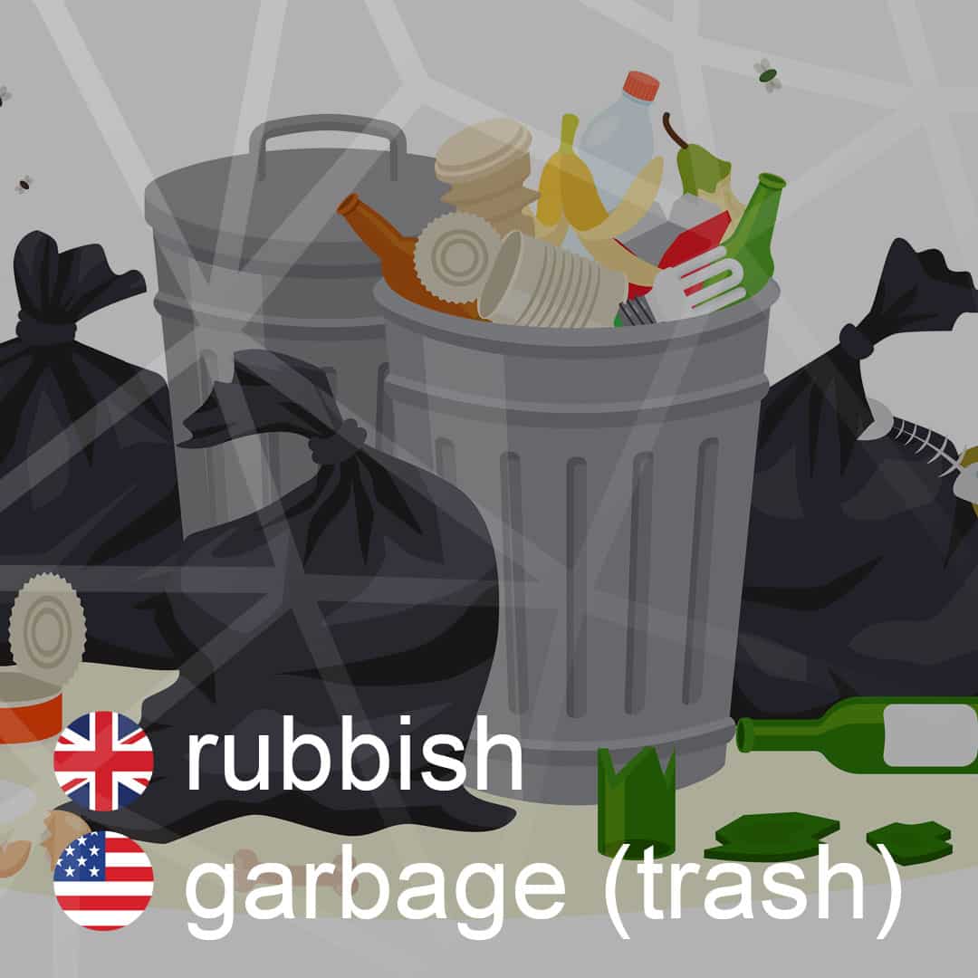 rubbish - garbage - trash - odpadky