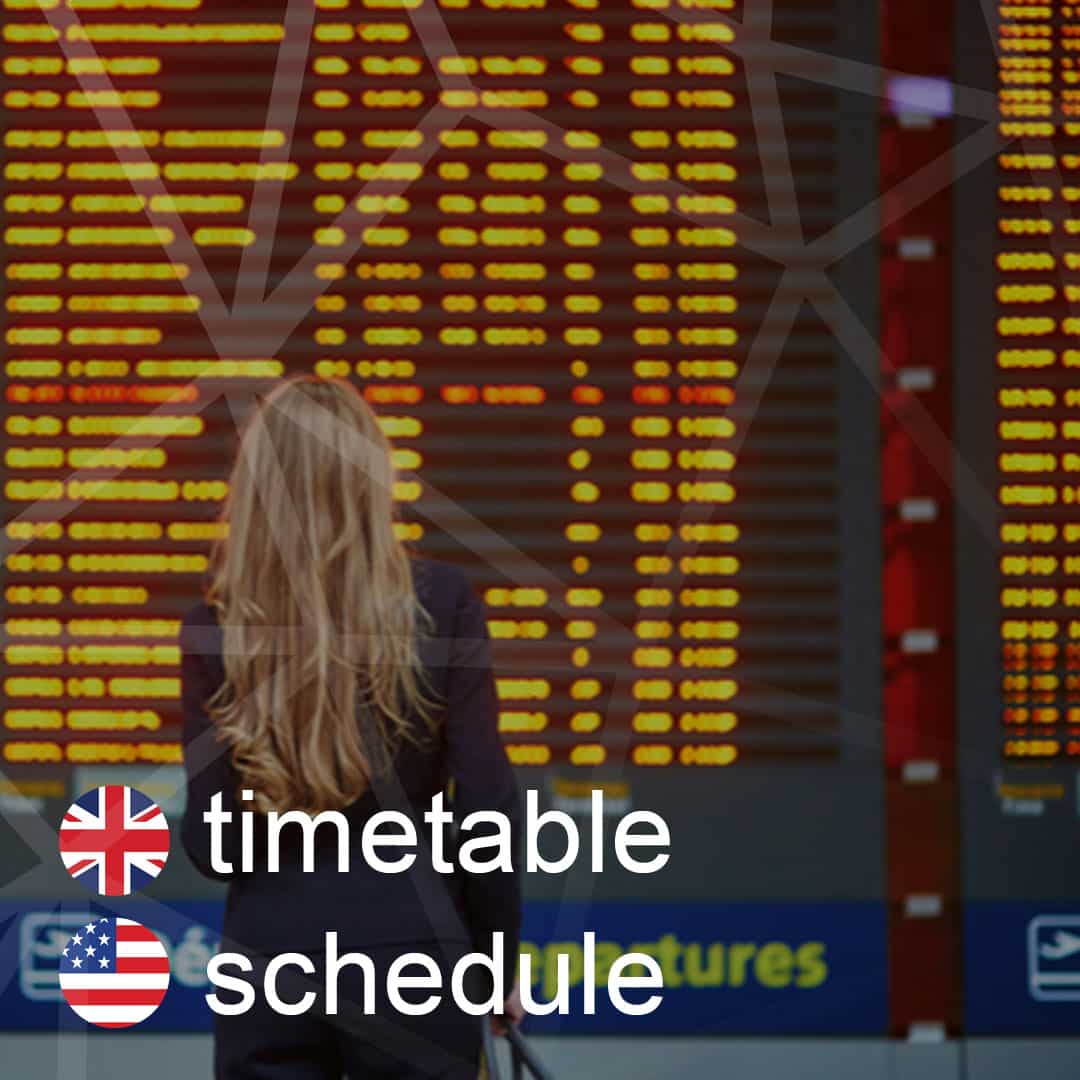 timetable - schedule - cestovny-poriadok