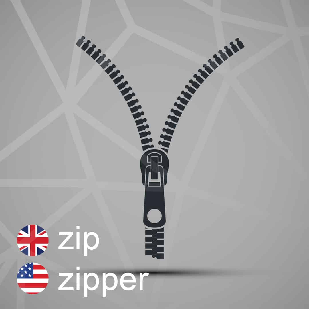 zip - zipper - zips