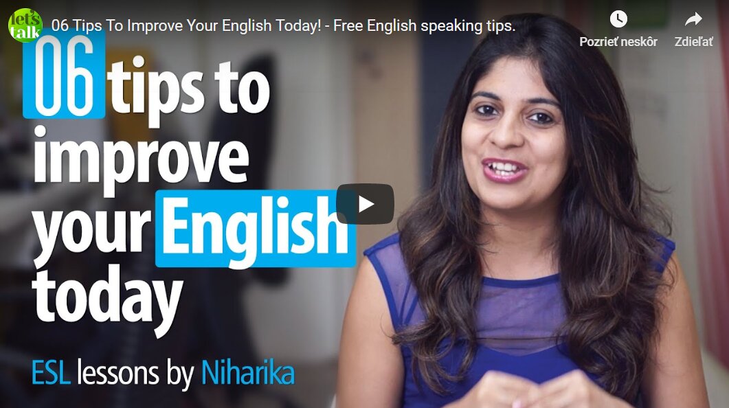 6 tips to improve your English today