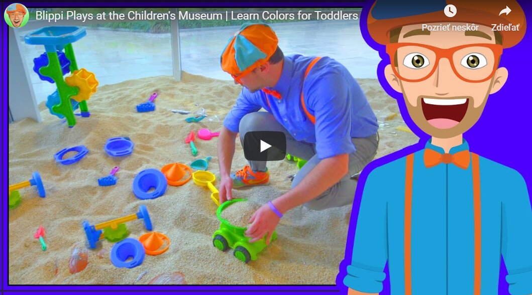Blippi Toys - Learn Colors for Toddlers