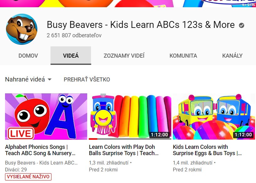 Busy Beavers - Kids Learn ABCs 123s & More