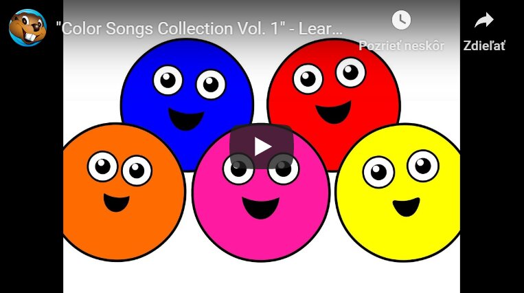 Color Songs Collection - angličtina pre deti farby