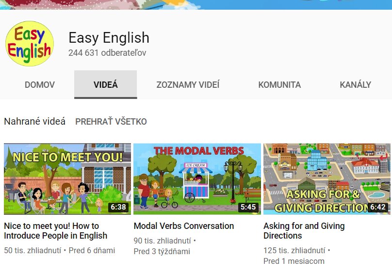 Easy English - Angličtina pre deti gramatika