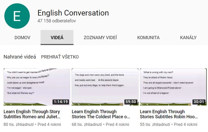English Conversation - Angličtina pre deti