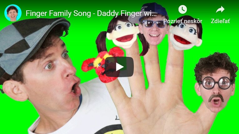 Finger Family Song - Angličtina pre deti family