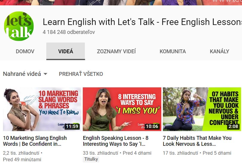 Learn English with Let´s Talk