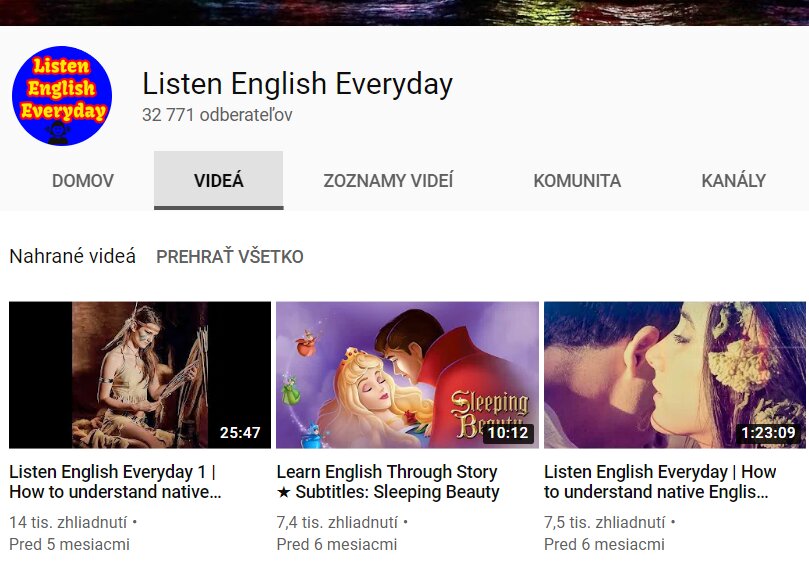 Listen English Everyday - Angličtina pre deti