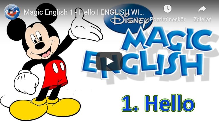 Magic English 1 - Hello