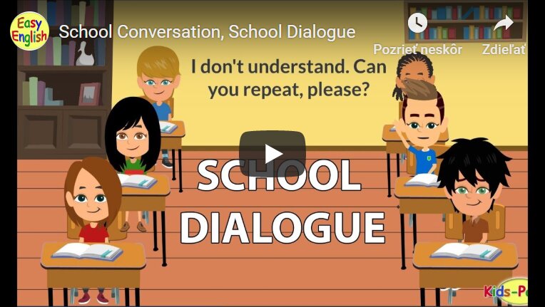 School Conversation, School Dialogue