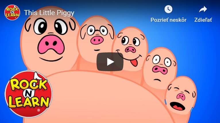 This Little Piggy - Angličtina pre deti video
