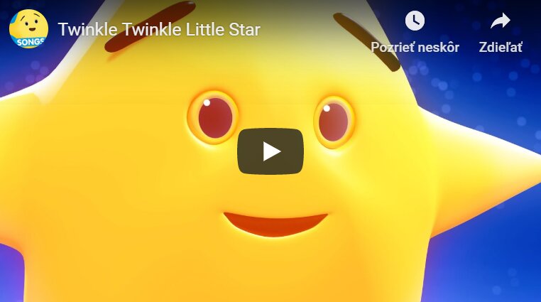 Twinkle Twinkle Little Star song