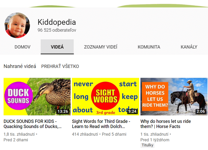 Kiddopedia - Interaktívna angličtina pre deti 