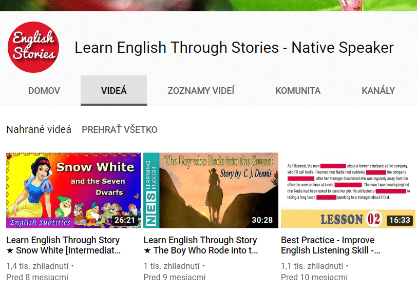 Learn English Through Stories - Native Speaker