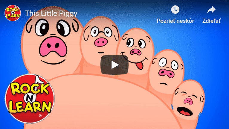 This Little Piggy - Angličtina pre deti video