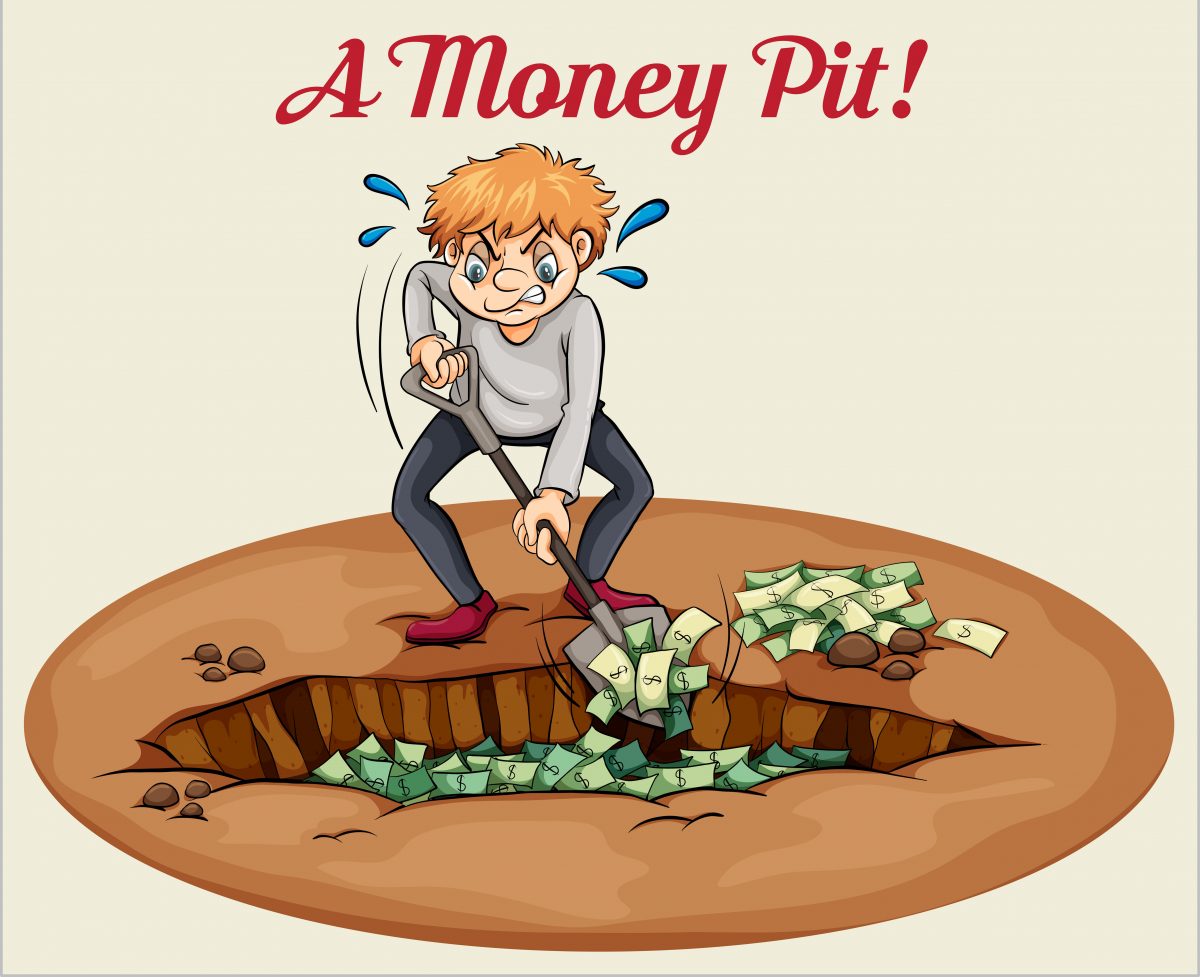 Anglické idiomy - A money pit