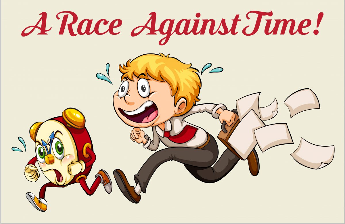 Idiomy v angličtine - A race against time
