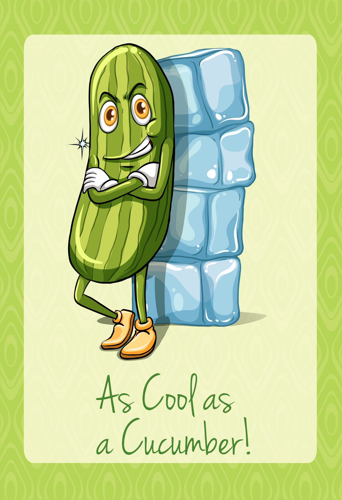 Anglické idiomy - As cool as a cucumber
