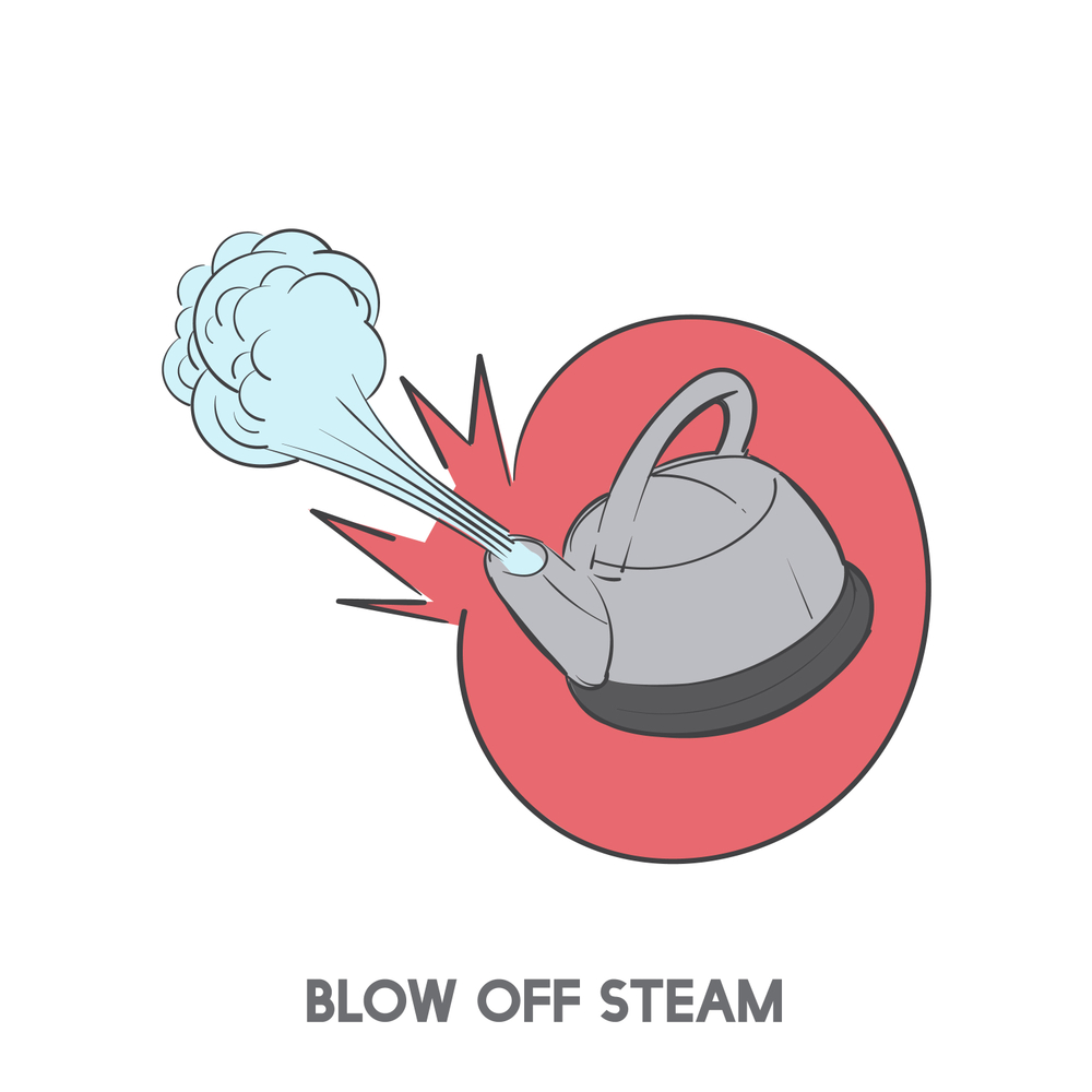 Idiomy v angličtine - Blow off steam