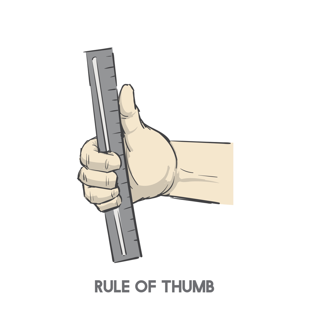 Anglické idiomy - Rule of thumb