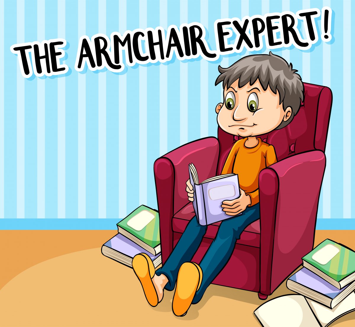Anglické idiomy - The armchair expert